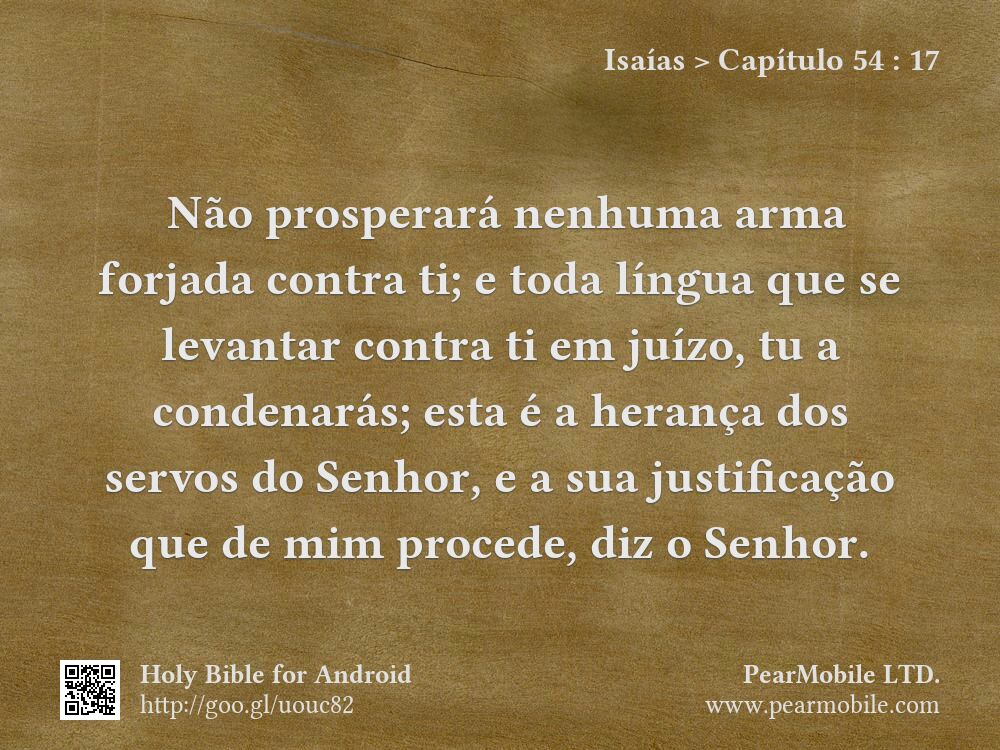 Isaías, Capítulo 54:17